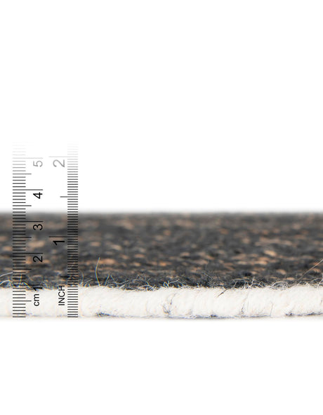 Midnight Denim Blue 5' 3 x 5' 3 Palm Beach Jute Round Area Rug All Natural Eco-Friendly Carpet for Modern Minimalist Interior Design Home Decorating for Sale at Rug Engine