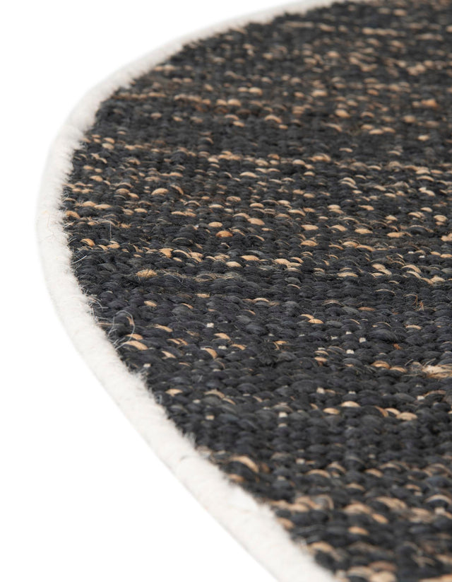 Midnight Denim Blue 5' 3 x 5' 3 Palm Beach Jute Round Area Rug All Natural Eco-Friendly Carpet for Modern Minimalist Interior Design Home Decorating for Sale at Rug Engine