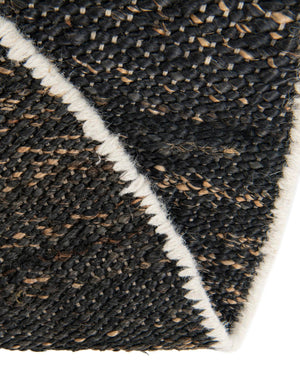 Midnight Denim Blue 4' 1 x 4' 1 Palm Beach Jute Round Area Rug All Natural Eco-Friendly Carpet for Modern Minimalist Interior Design Home Decorating for Sale at Rug Engine