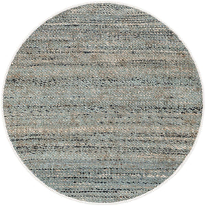 Seaglass Blue 3' 1 x 3' 1 Palm Beach Jute Round Area Rug All Natural Eco-Friendly Carpet for Modern Minimalist Interior Design Home Decorating for Sale at Rug Engine