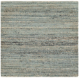 Seaglass Blue 4' 1 x 4' 1 Palm Beach Jute Square Area Rug All Natural Eco-Friendly Carpet for Modern Minimalist Interior Design Home Decorating for Sale at Rug Engine