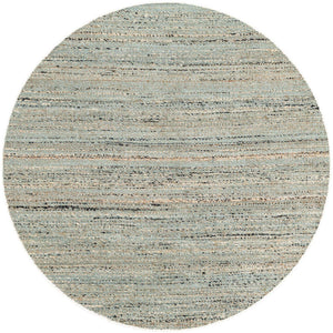 Seaglass Blue 5' 3 x 5' 3 Palm Beach Jute Round Area Rug All Natural Eco-Friendly Carpet for Modern Minimalist Interior Design Home Decorating for Sale at Rug Engine