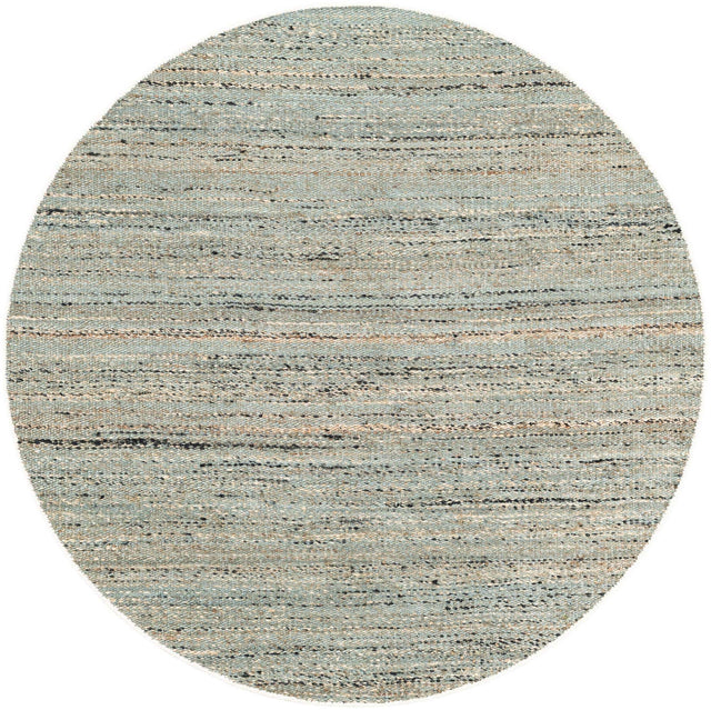 Seaglass Blue 5' 3 x 5' 3 Palm Beach Jute Round Area Rug All Natural Eco-Friendly Carpet for Modern Minimalist Interior Design Home Decorating for Sale at Rug Engine