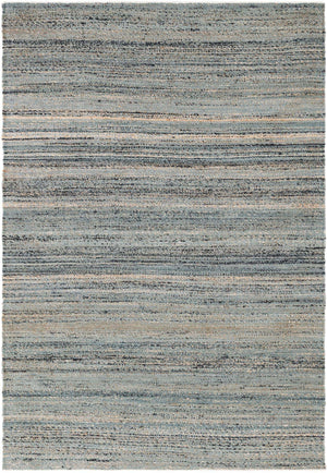 Seaglass Blue 6' 1 x 9' Palm Beach Jute Rectangle Area Rug All Natural Eco-Friendly Carpet for Modern Minimalist Interior Design Home Decorating for Sale at Rug Engine