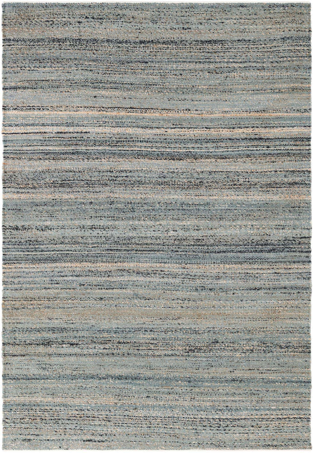 Seaglass Blue 6' 1 x 9' Palm Beach Jute Rectangle Area Rug All Natural Eco-Friendly Carpet for Modern Minimalist Interior Design Home Decorating for Sale at Rug Engine