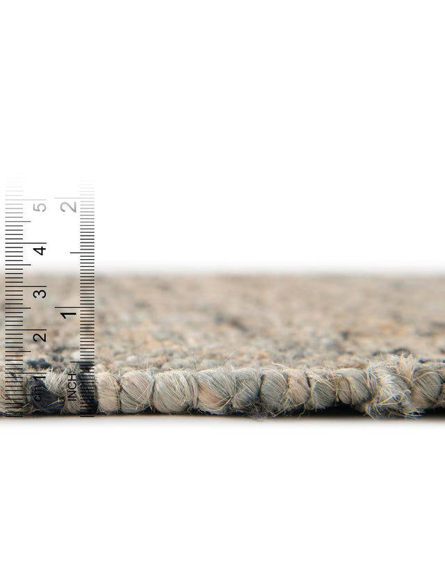Seaglass Blue 3' 1 x 3' 1 Palm Beach Jute Round Area Rug All Natural Eco-Friendly Carpet for Modern Minimalist Interior Design Home Decorating for Sale at Rug Engine
