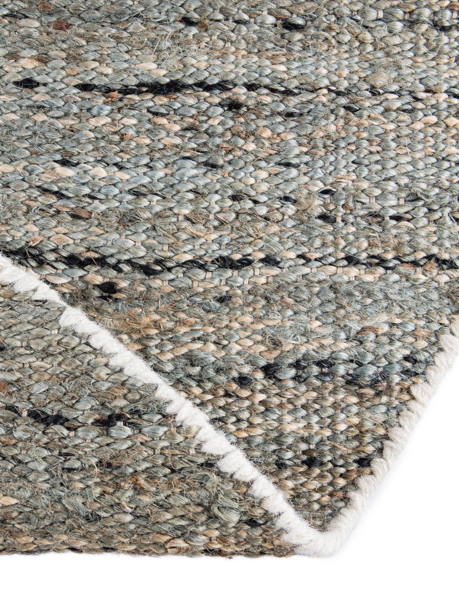 Seaglass Blue 4' 1 x 4' 1 Palm Beach Jute Round Area Rug All Natural Eco-Friendly Carpet for Modern Minimalist Interior Design Home Decorating for Sale at Rug Engine