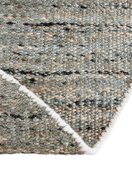 Seaglass Blue 3' 1 x 3' 1 Palm Beach Jute Round Area Rug All Natural Eco-Friendly Carpet for Modern Minimalist Interior Design Home Decorating for Sale at Rug Engine