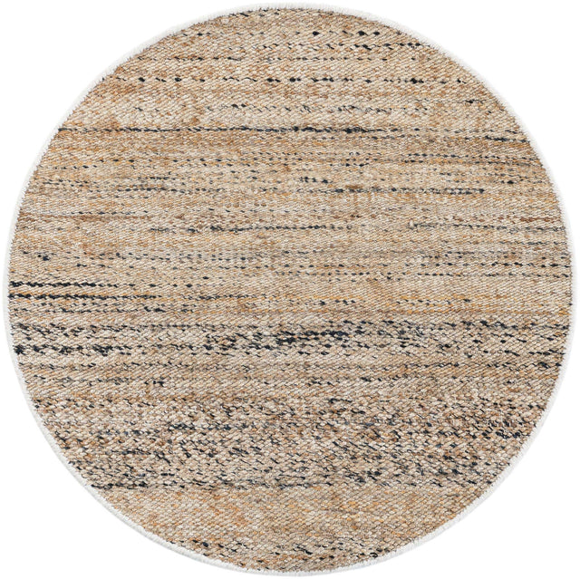 Palomino Ivory 3' 1 x 3' 1 Palm Beach Jute Round Area Rug All Natural Eco-Friendly Carpet for Modern Minimalist Interior Design Home Decorating for Sale at Rug Engine