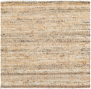 Palomino Ivory 4' 1 x 4' 1 Palm Beach Jute Square Area Rug All Natural Eco-Friendly Carpet for Modern Minimalist Interior Design Home Decorating for Sale at Rug Engine