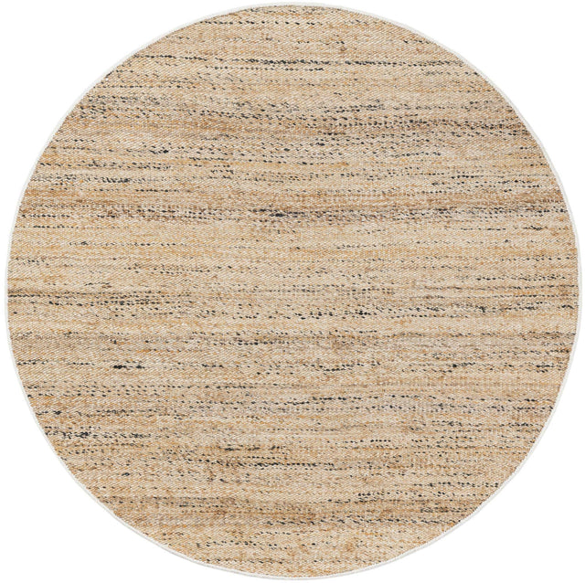 Palomino Ivory 5' 3 x 5' 3 Palm Beach Jute Round Area Rug All Natural Eco-Friendly Carpet for Modern Minimalist Interior Design Home Decorating for Sale at Rug Engine