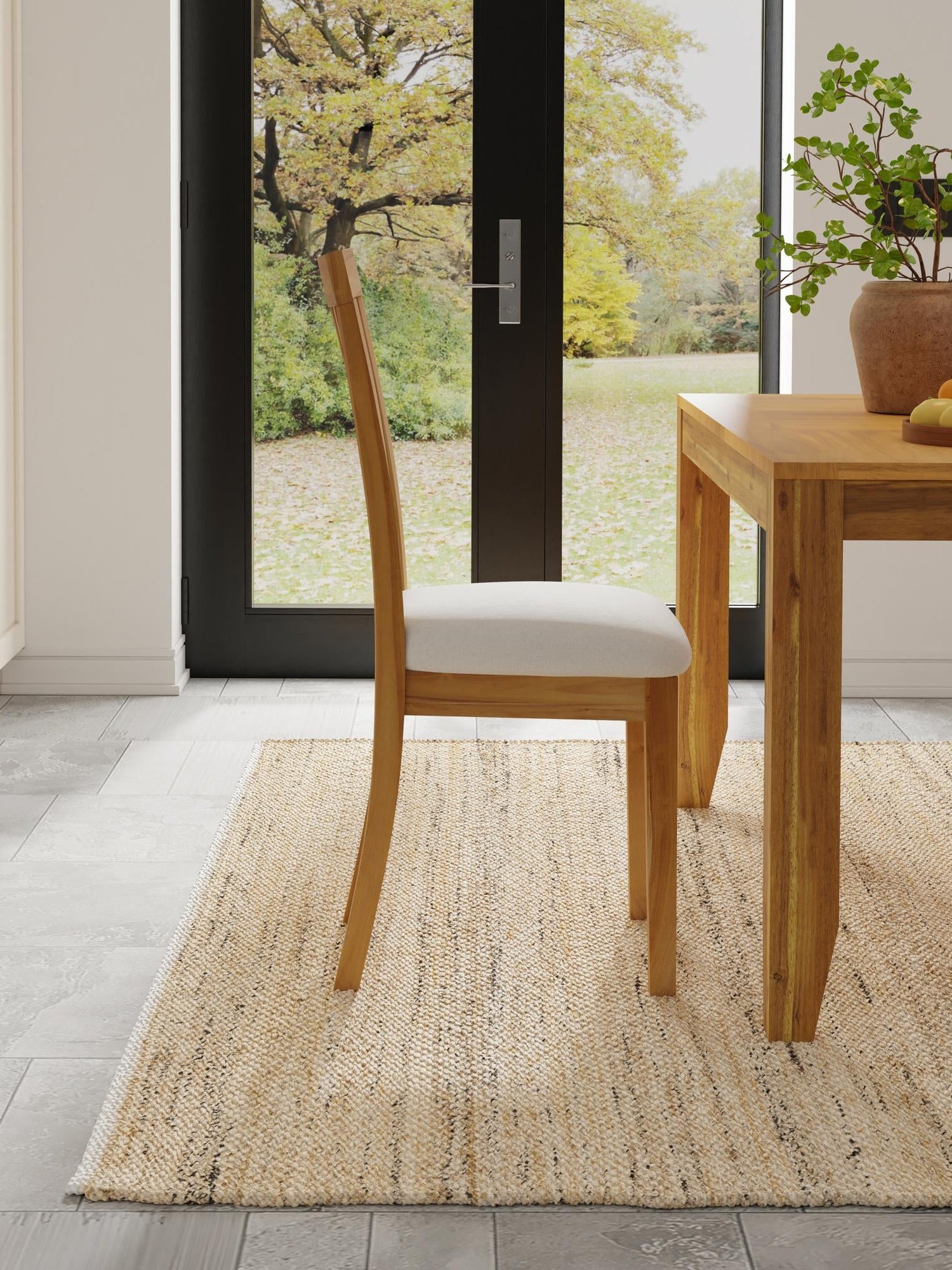Palomino Ivory 2' 2 x 3' 1 Palm Beach Jute Rectangle Area Rug All Natural Eco-Friendly Carpet for Modern Minimalist Interior Design Home Decorating for Sale at Rug Engine