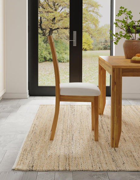 Palomino Ivory 2' 2 x 3' 1 Palm Beach Jute Rectangle Area Rug All Natural Eco-Friendly Carpet for Modern Minimalist Interior Design Home Decorating for Sale at Rug Engine
