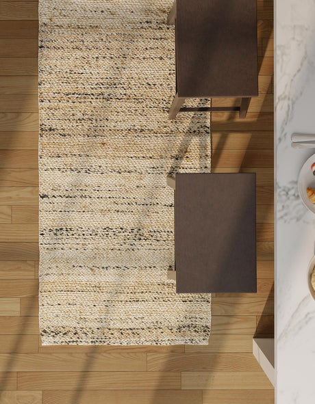 Palomino Ivory 2' 7 x 12' Palm Beach Jute Runner Area Rug All Natural Eco-Friendly Carpet for Modern Minimalist Interior Design Home Decorating for Sale at Rug Engine