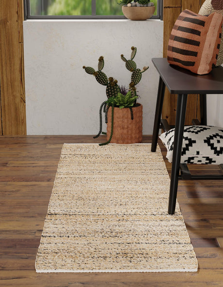 Palomino Ivory 2' 7 x 12' Palm Beach Jute Runner Area Rug All Natural Eco-Friendly Carpet for Modern Minimalist Interior Design Home Decorating for Sale at Rug Engine