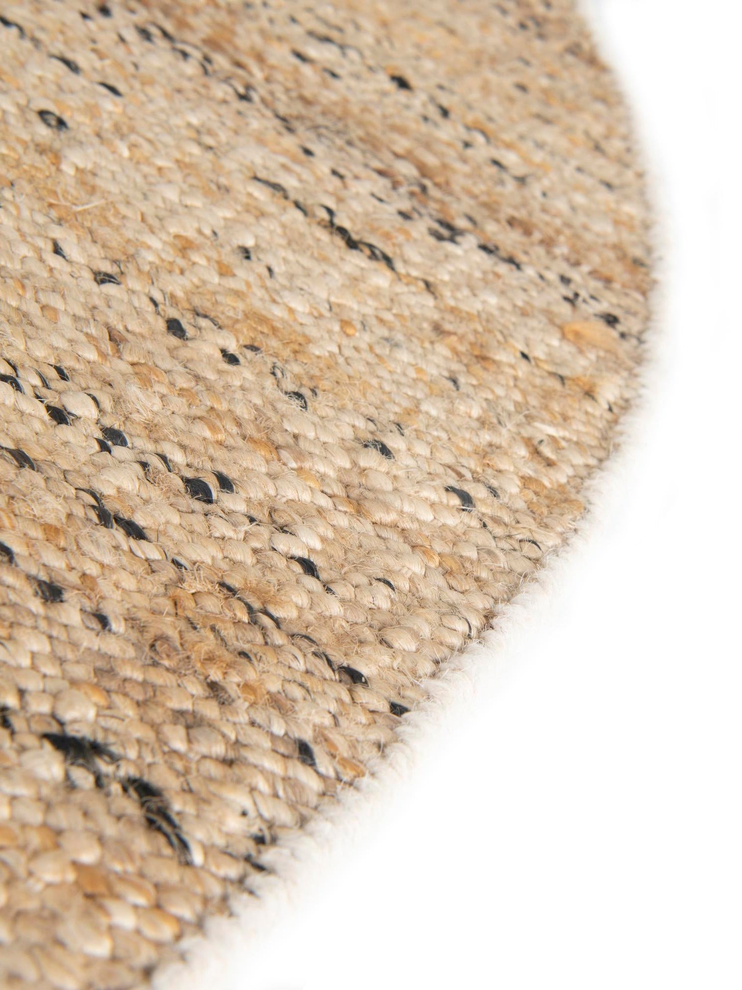 Palomino Ivory 4' 1 x 4' 1 Palm Beach Jute Round Area Rug All Natural Eco-Friendly Carpet for Modern Minimalist Interior Design Home Decorating for Sale at Rug Engine