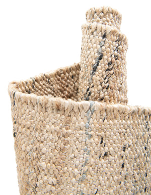 Palomino Ivory 4' 1 x 4' 1 Palm Beach Jute Square Area Rug All Natural Eco-Friendly Carpet for Modern Minimalist Interior Design Home Decorating for Sale at Rug Engine