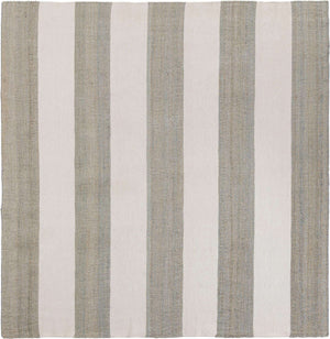 Gray 10' x 10' Jill Zarin Hamptons Square Area Rug Jute & Wool With Cotton Backing All Natural Striped Design Coastal Hand Woven Carpet for Sale at Rug Engine