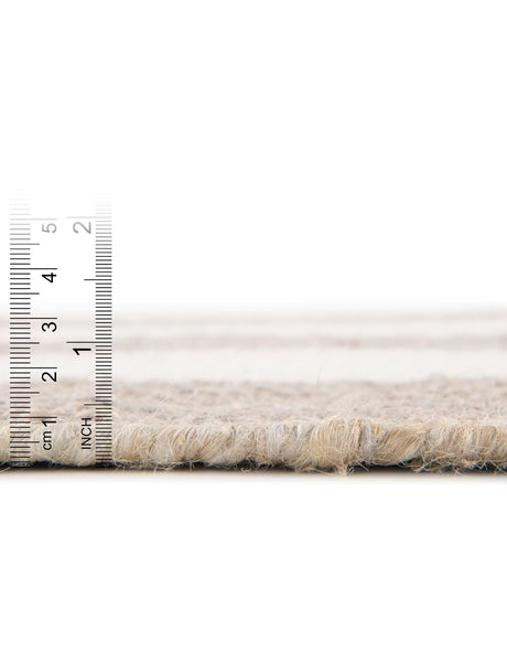 Gray 5' 1 x 8' Jill Zarin Hamptons Rectangle Area Rug Jute & Wool With Cotton Backing All Natural Striped Design Coastal Hand Woven Carpet for Sale at Rug Engine