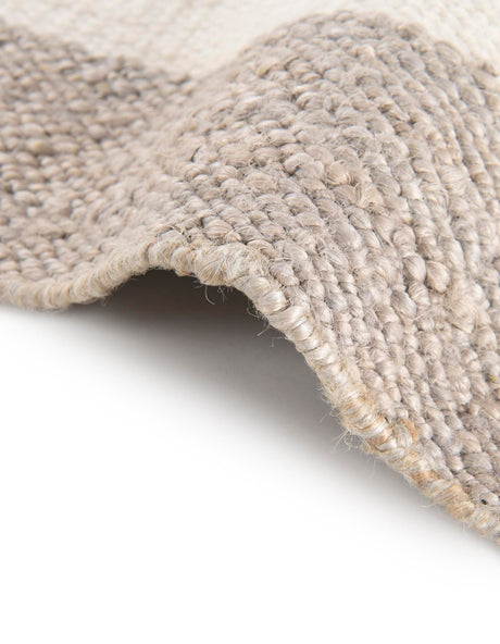 Gray 5' 1 x 8' Jill Zarin Hamptons Rectangle Area Rug Jute & Wool With Cotton Backing All Natural Striped Design Coastal Hand Woven Carpet for Sale at Rug Engine