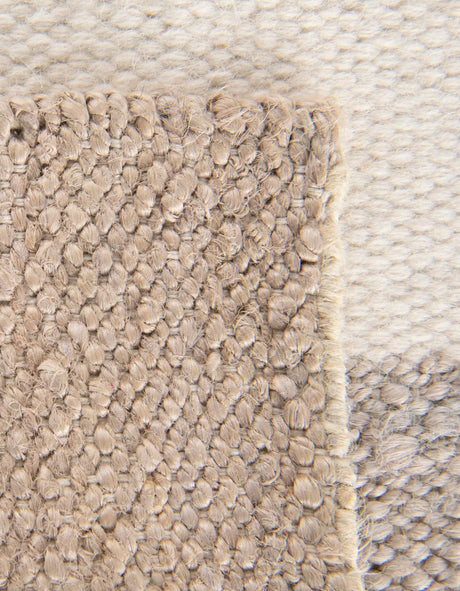 Gray 2' x 8' Jill Zarin Hamptons Runner Area Rug Jute & Wool With Cotton Backing All Natural Striped Design Coastal Hand Woven Carpet for Sale at Rug Engine