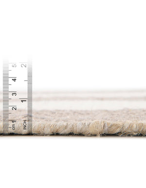Gray 10' x 10' Jill Zarin Hamptons Square Area Rug Jute & Wool With Cotton Backing All Natural Striped Design Coastal Hand Woven Carpet for Sale at Rug Engine