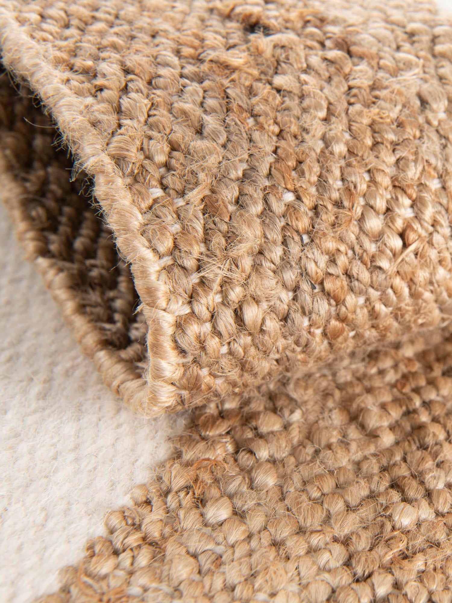 Tan Sand 2' x 3' 1 Jill Zarin Hamptons Rectangle Area Rug Jute & Wool With Cotton Backing All Natural Striped Design Coastal Hand Woven Carpet for Sale at Rug Engine