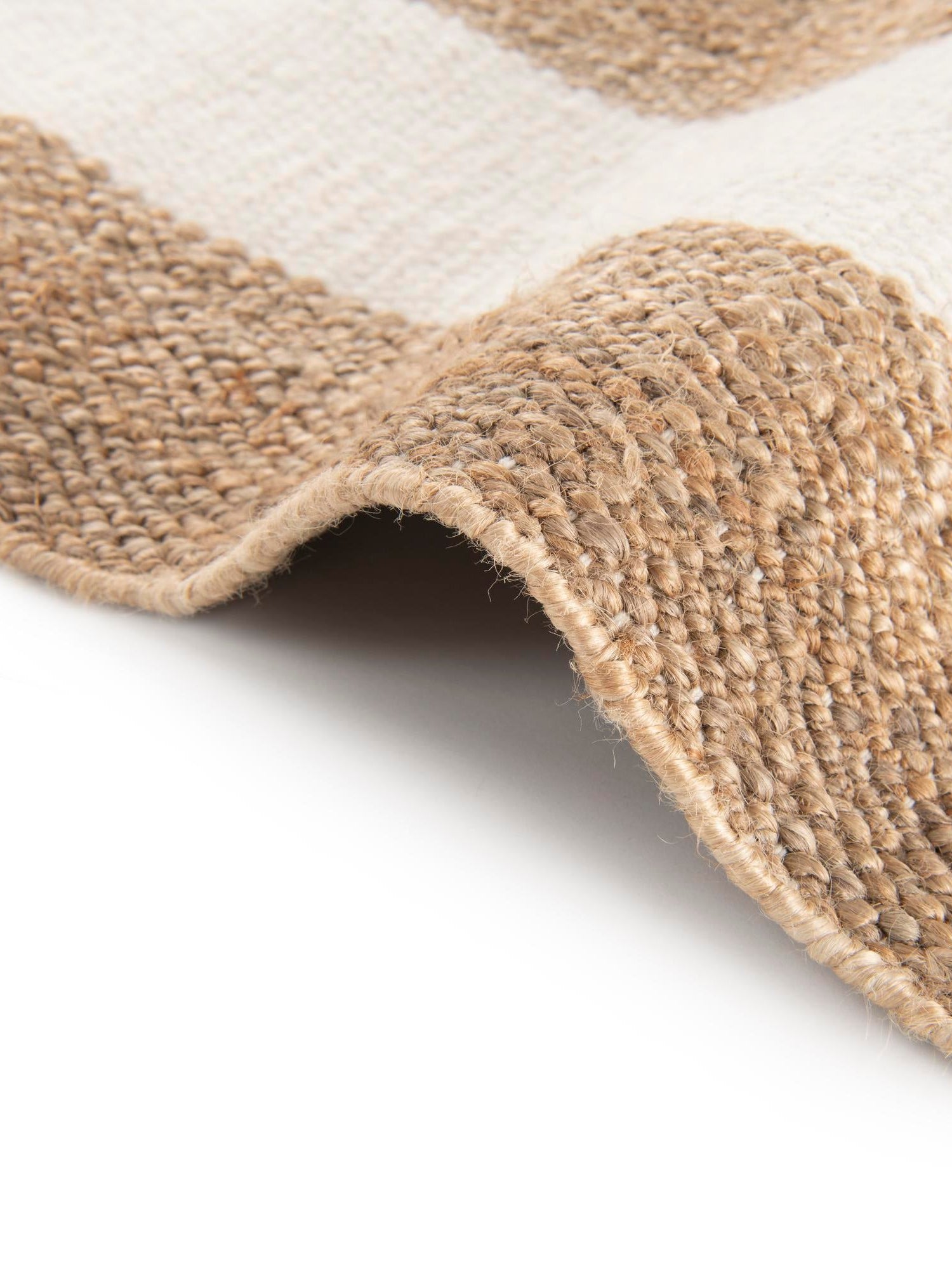 Tan Sand 2' x 3' 1 Jill Zarin Hamptons Rectangle Area Rug Jute & Wool With Cotton Backing All Natural Striped Design Coastal Hand Woven Carpet for Sale at Rug Engine