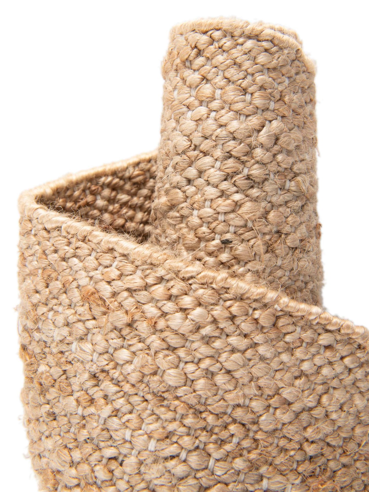 Tan Sand 2' 7 x 10' Jill Zarin Hamptons Runner Area Rug Jute & Wool With Cotton Backing All Natural Striped Design Coastal Hand Woven Carpet for Sale at Rug Engine