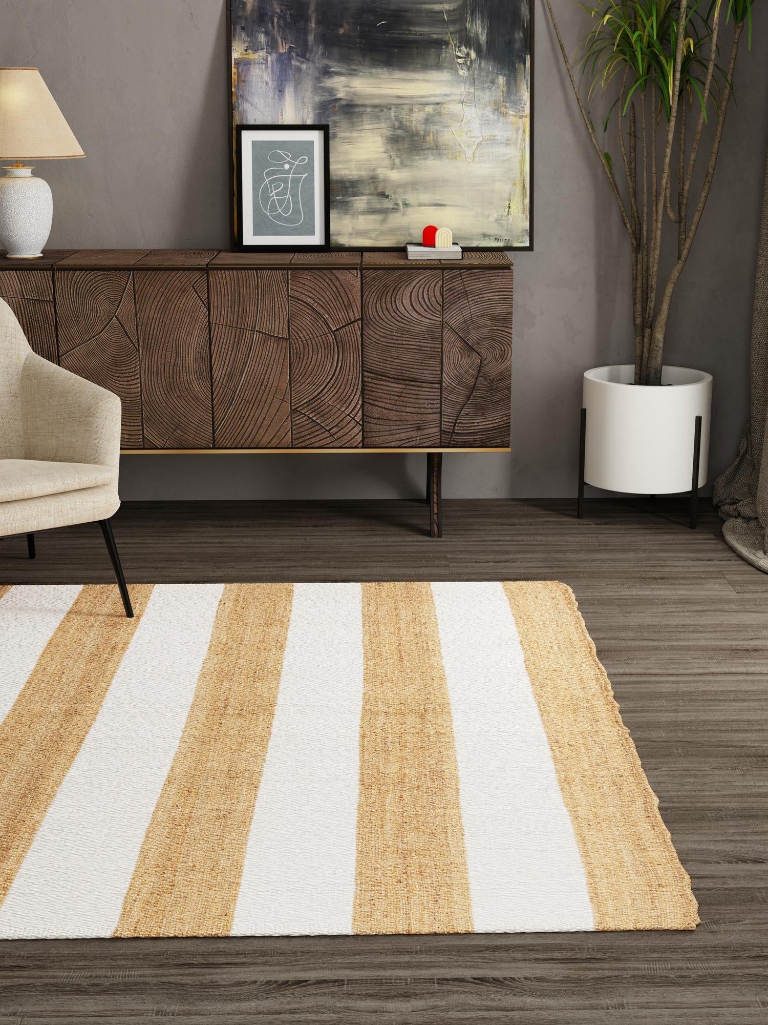 Tan Sand 10' x 10' Jill Zarin Hamptons Square Area Rug Jute & Wool With Cotton Backing All Natural Striped Design Coastal Hand Woven Carpet for Sale at Rug Engine