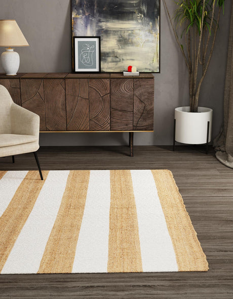Tan Sand 10' x 10' Jill Zarin Hamptons Square Area Rug Jute & Wool With Cotton Backing All Natural Striped Design Coastal Hand Woven Carpet for Sale at Rug Engine