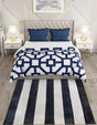 Nautical Navy 10' x 10' Jill Zarin Hamptons Square Area Rug Jute & Wool With Cotton Backing All Natural Striped Design Coastal Hand Woven Carpet for Sale at Rug Engine