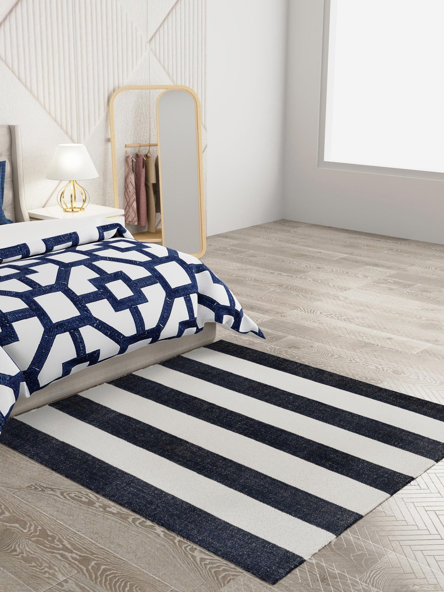 Nautical Navy 10' x 10' Jill Zarin Hamptons Square Area Rug Jute & Wool With Cotton Backing All Natural Striped Design Coastal Hand Woven Carpet for Sale at Rug Engine