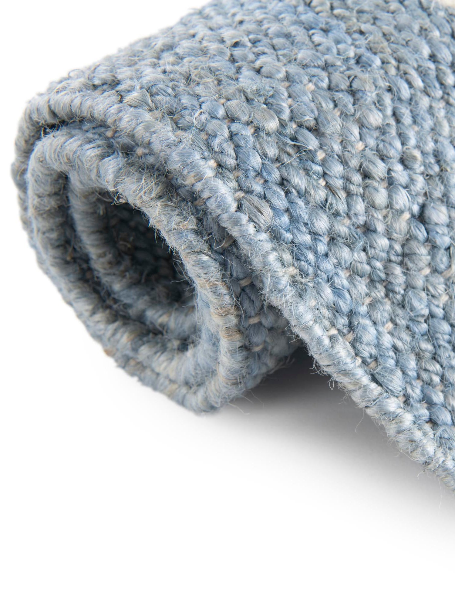 Sky blue 2' 7 x 10' Jill Zarin Hamptons Runner Area Rug Jute & Wool With Cotton Backing All Natural Striped Design Coastal Hand Woven Carpet for Sale at Rug Engine