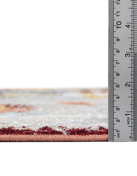 Washable Multicolor 5' 3 x 5' 3 Kamala Washable Round Area Rug Easy to Clean Stain Resistant & Durable 100% Polyester Spill-Friendly Carpet for Sale at Rug Engine