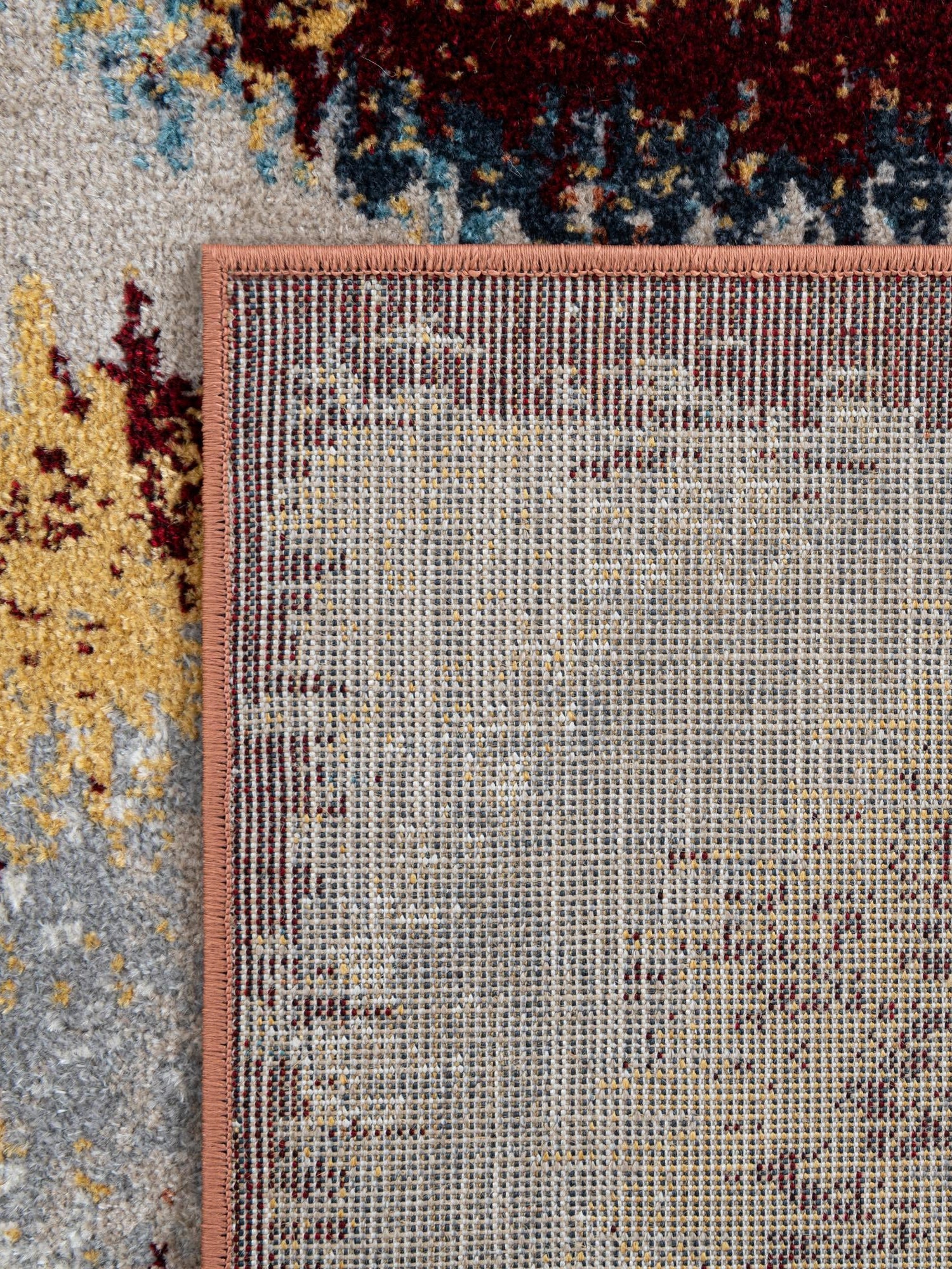 Washable Multicolor 9' x 12' Kamala Washable Rectangle Area Rug Easy to Clean Stain Resistant & Durable 100% Polyester Spill-Friendly Carpet for Sale at Rug Engine