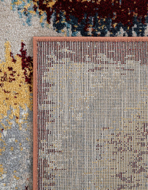Washable Multicolor 6' 1 x 9' Kamala Washable Rectangle Area Rug Easy to Clean Stain Resistant & Durable 100% Polyester Spill-Friendly Carpet for Sale at Rug Engine
