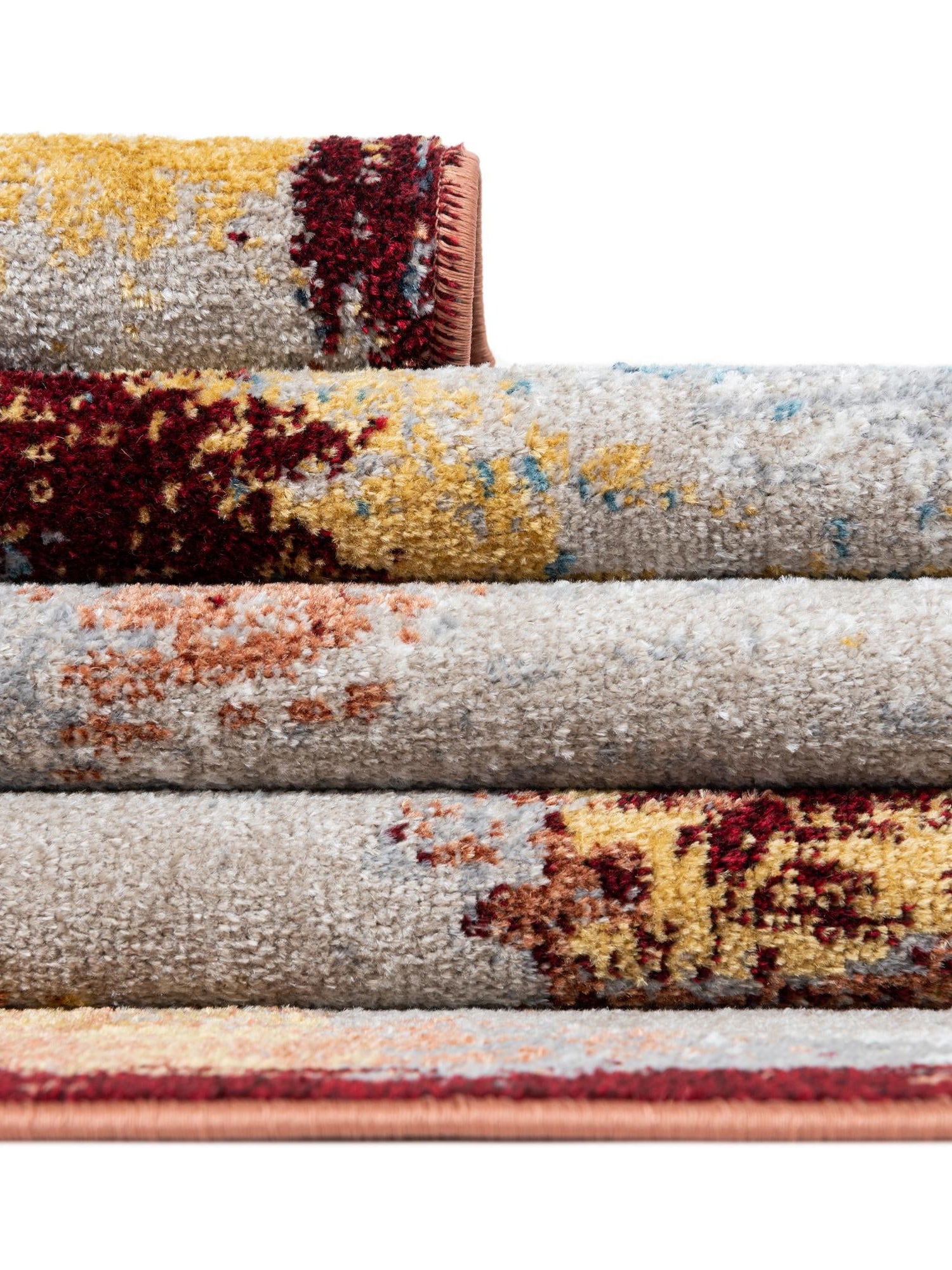 Washable Multicolor 10' x 14' 1 Kamala Washable Rectangle Area Rug Easy to Clean Stain Resistant & Durable 100% Polyester Spill-Friendly Carpet for Sale at Rug Engine