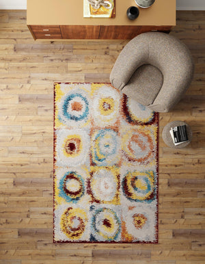 Multicolor 10' x 14' 1 Kamala Washable Rectangle Rug