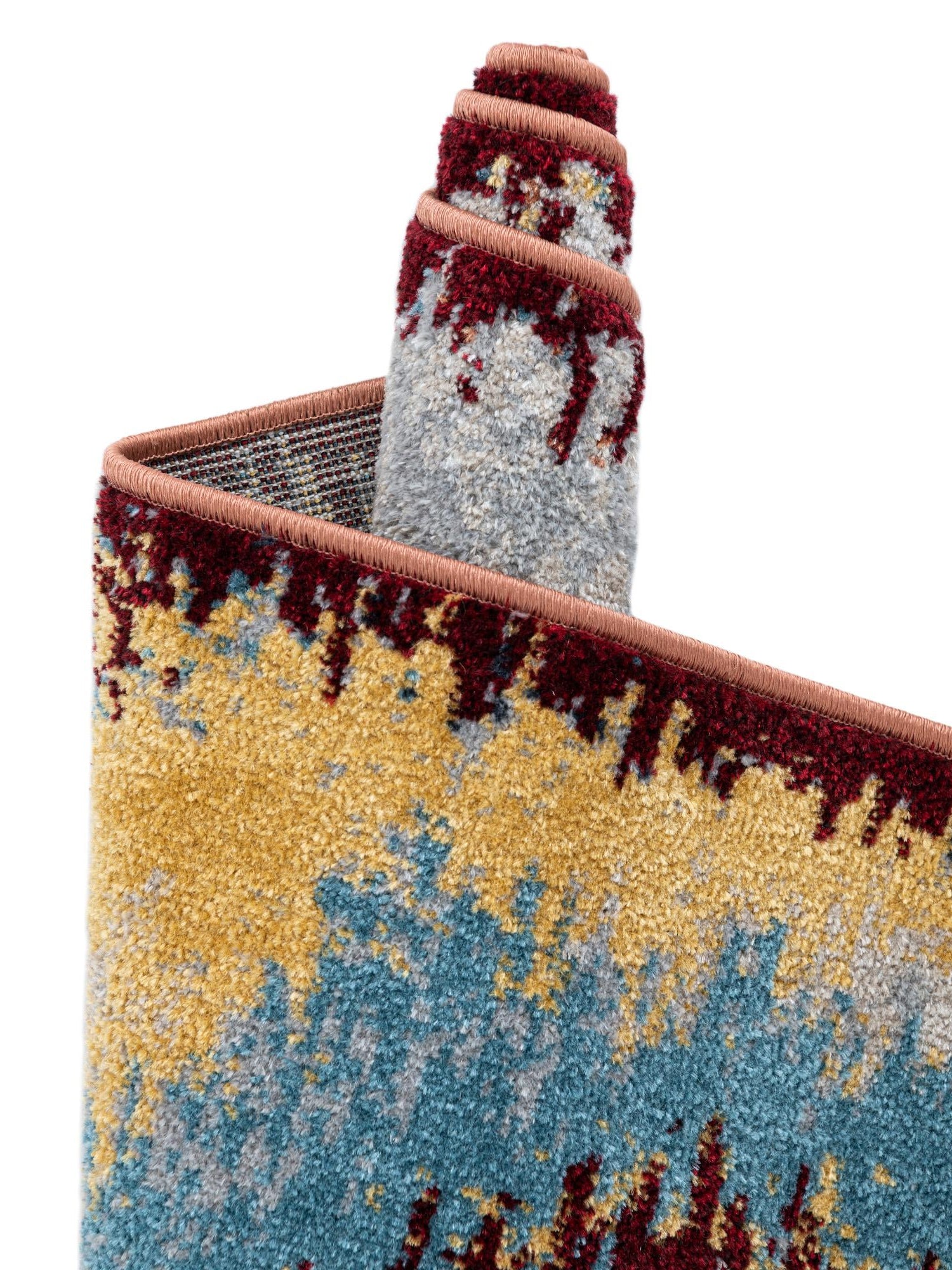 Washable Multicolor 2' x 6' 1 Kamala Washable Runner Area Rug Easy to Clean Stain Resistant & Durable 100% Polyester Spill-Friendly Carpet for Sale at Rug Engine