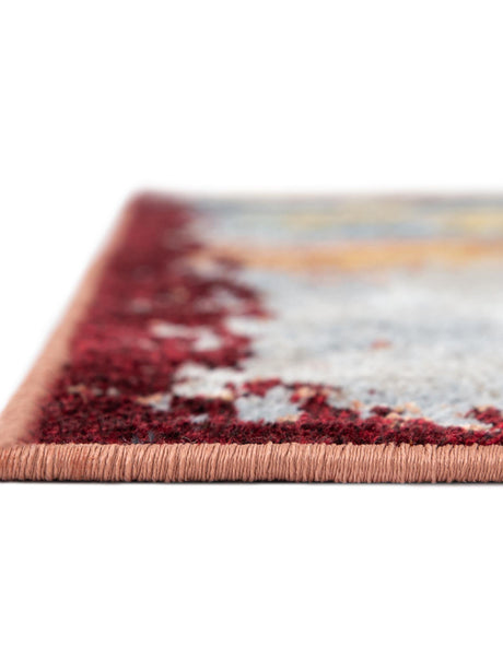 Washable Multicolor 5' 3 x 5' 3 Kamala Washable Square Area Rug Easy to Clean Stain Resistant & Durable 100% Polyester Spill-Friendly Carpet for Sale at Rug Engine