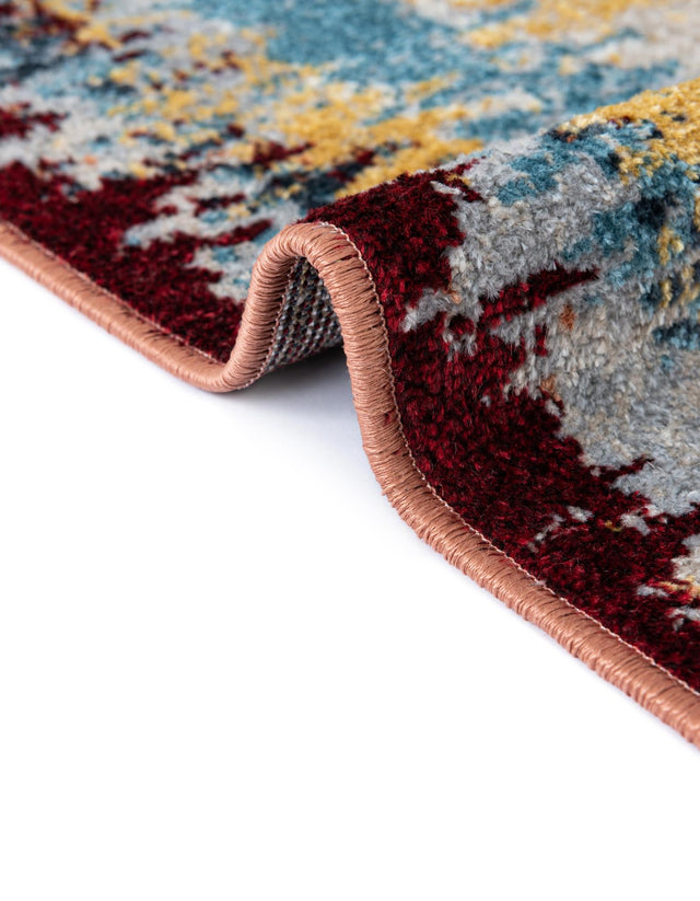 Multicolor 5' 3 x 5' 3 Kamala Washable Square Rug