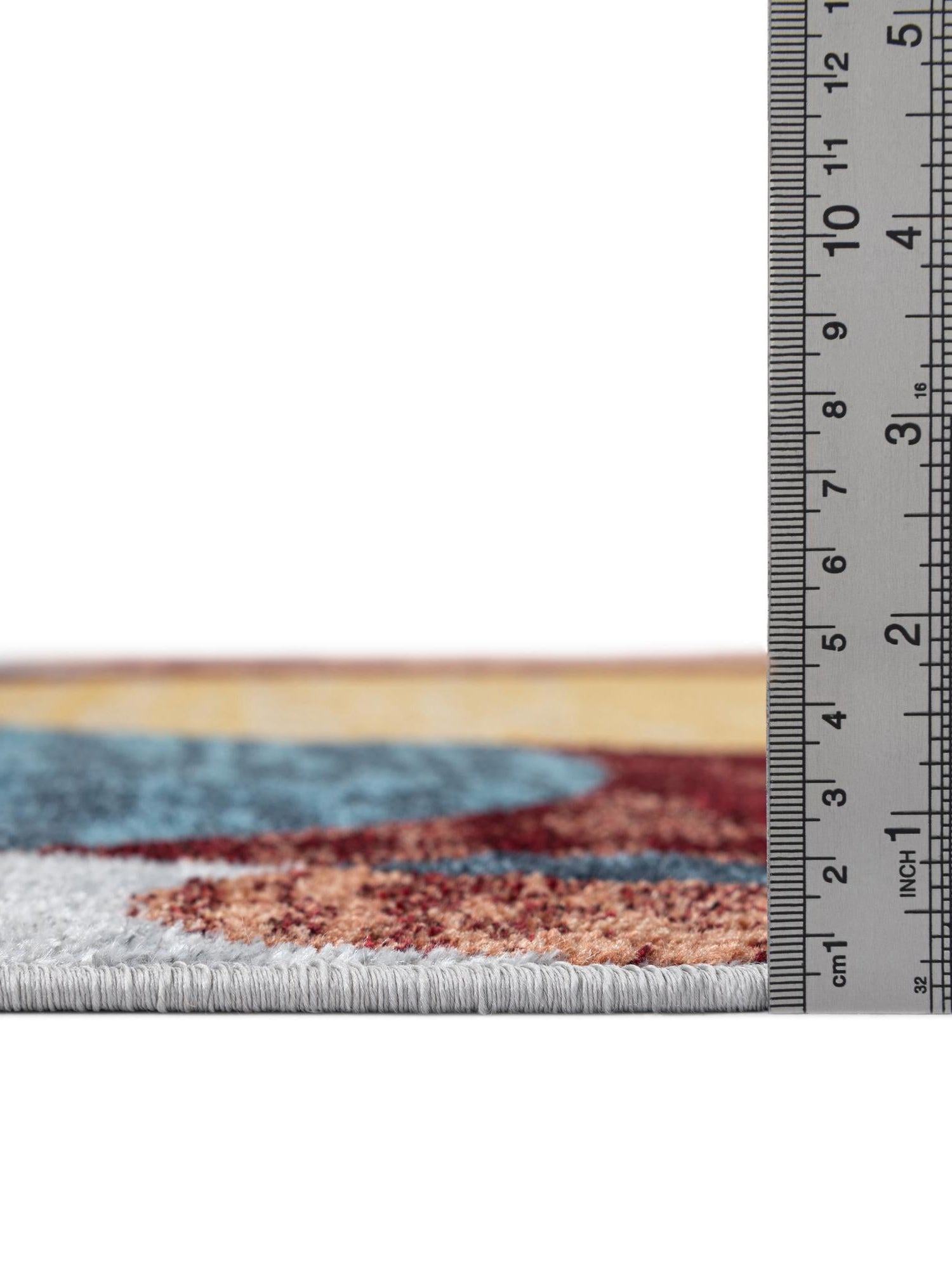 Washable Multicolor 7' 10 x 10' Kamala Washable Rectangle Area Rug Easy to Clean Stain Resistant & Durable 100% Polyester Spill-Friendly Carpet for Sale at Rug Engine