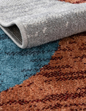 Washable Multicolor 2' 7 x 12' Kamala Washable Runner Area Rug Easy to Clean Stain Resistant & Durable 100% Polyester Spill-Friendly Carpet for Sale at Rug Engine