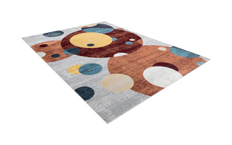 Washable Multicolor 9' x 12' Kamala Washable Rectangle Area Rug Easy to Clean Stain Resistant & Durable 100% Polyester Spill-Friendly Carpet for Sale at Rug Engine