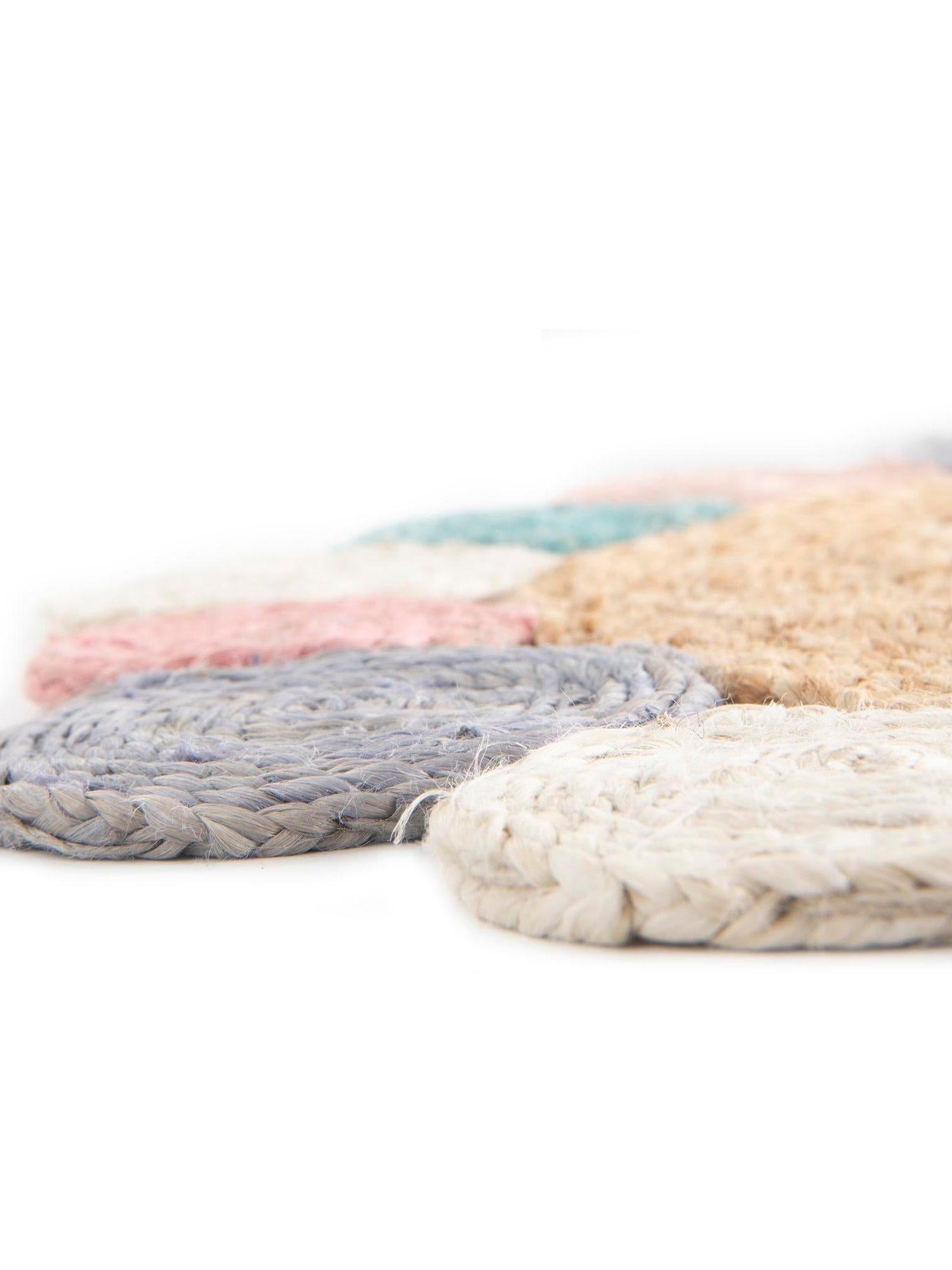 Multicolor 5' 1 x 8' Braided Jute Oval Area Rug 100% Jute Hand Braided Natural Eco-Friendly Boho Style Carpet for Living Rooms Dining Office Space Dorms for Sale at Rug Engine