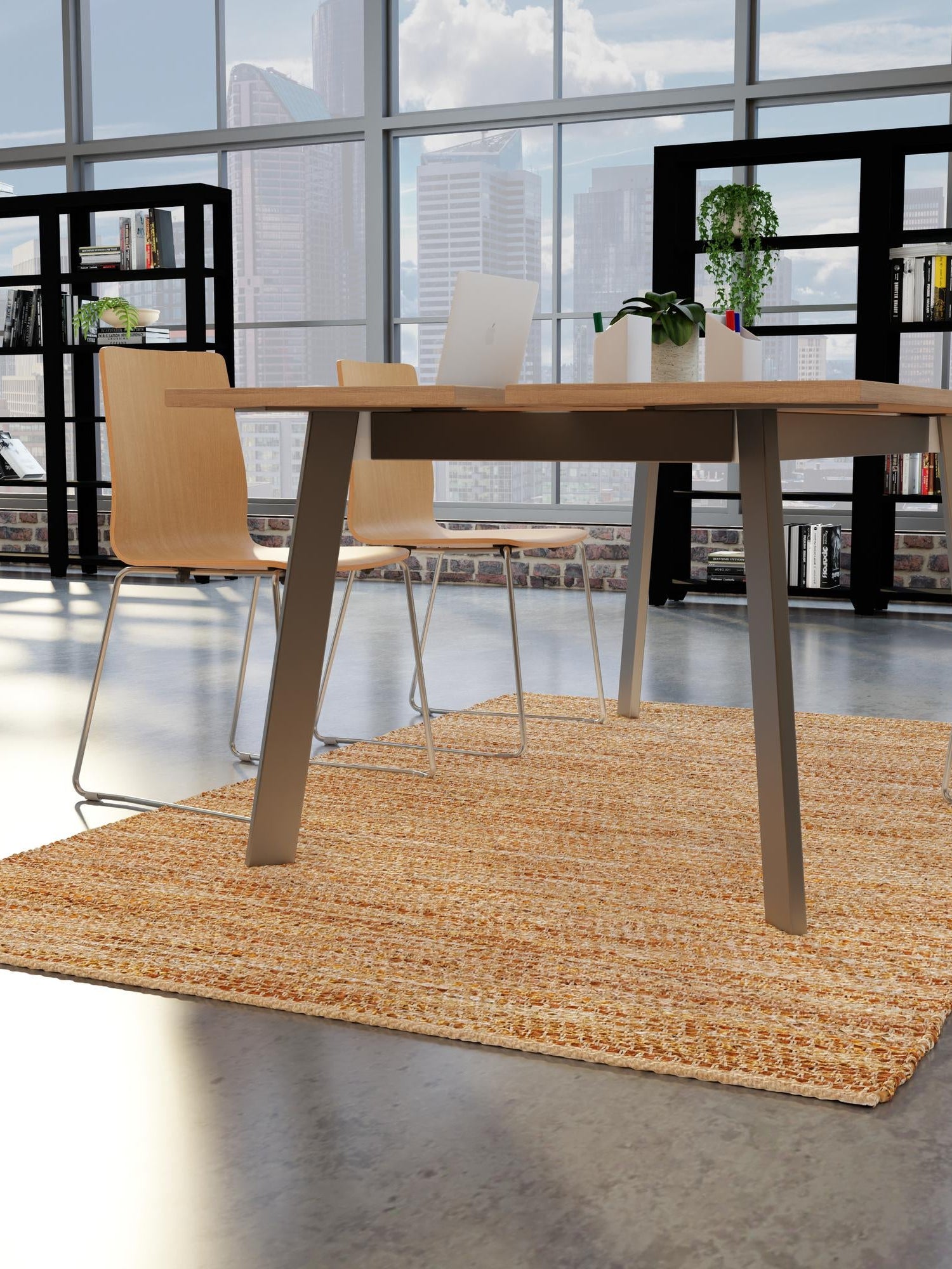 Natural 2' x 3' 1 Leather Metallic Jute Rectangle Area Rug Hand Woven All Natural Jute & Leather Unique Carpet for Living Rooms, Bedroom, Office, Kitchen, Dorms for Sale at Rug Engine