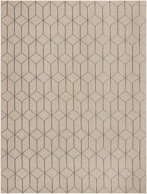 Khaki 9' x 12' Symphony Outdoor Rectangle Area Rug Weather Resistant for Patio, Deck, Terrace, Balcony, Porch Durable Outside Carpet for Sale at Rug Engine