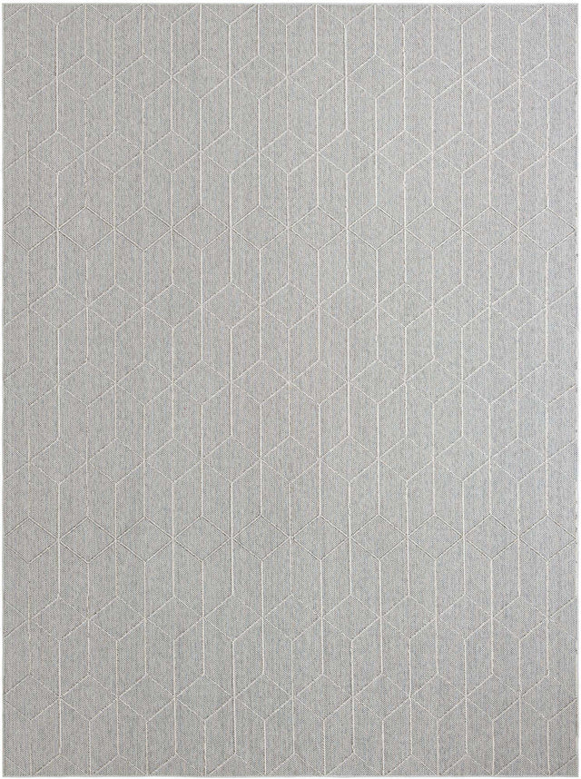 Light Gray 10' x 14' 1 Symphony Outdoor Rectangle Area Rug Weather Resistant for Patio, Deck, Terrace, Balcony, Porch Durable Outside Carpet for Sale at Rug Engine
