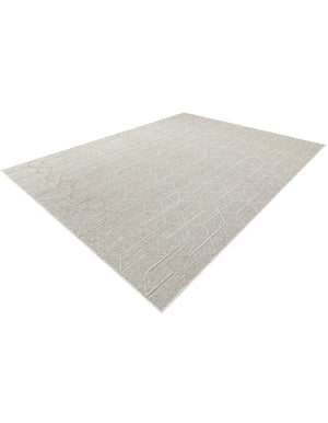 Light Gray 9' x 12' Symphony Outdoor Rectangle Area Rug Weather Resistant for Patio, Deck, Terrace, Balcony, Porch Durable Outside Carpet for Sale at Rug Engine